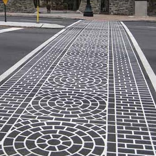 DuraTherm® Inlaid Preformed Thermoplastic Asphalt Pavement Markings System